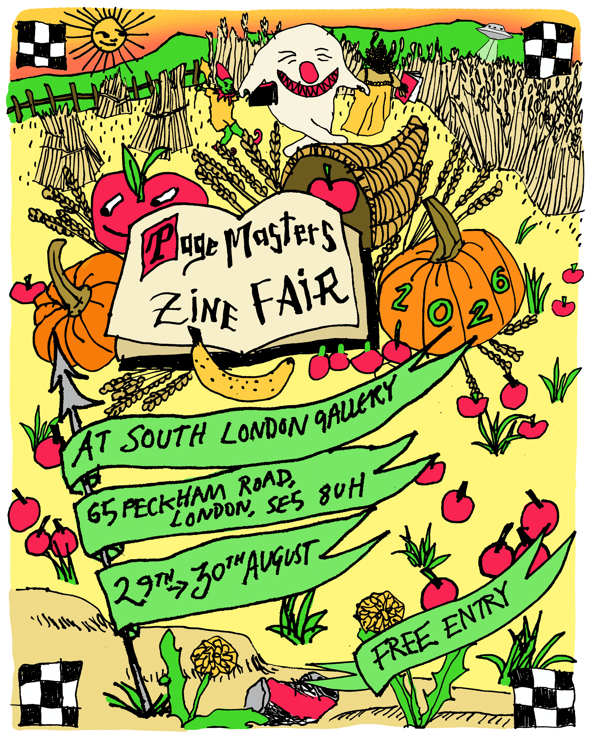PageMasters Zine Fair hosted at South London Gallery