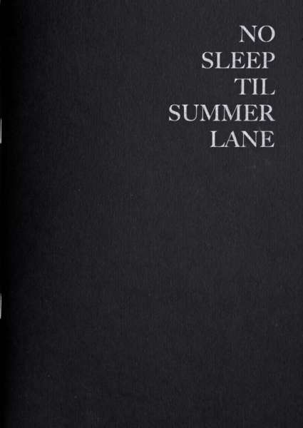 Cover Image for No Sleep Til Summer Lane by Broth Tarn