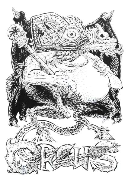 Cover Image for Orcus Print by J Edward Scott