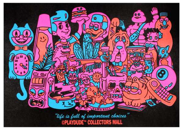Cover Image for Playdude Collectors Mall Print by Yung Slice