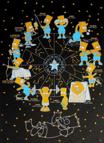 Cover Image for Bart Horoscope print by The Best Damned Pet Shop in Town