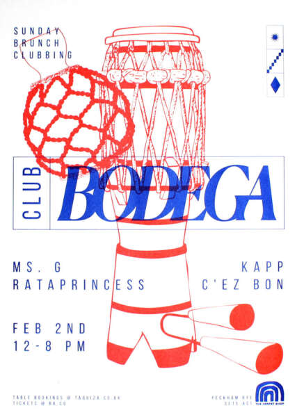  Cover Image for Club Bodega at The Carpet Shop posters