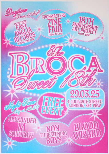  Cover Image for The Broca Sweet 18th poster